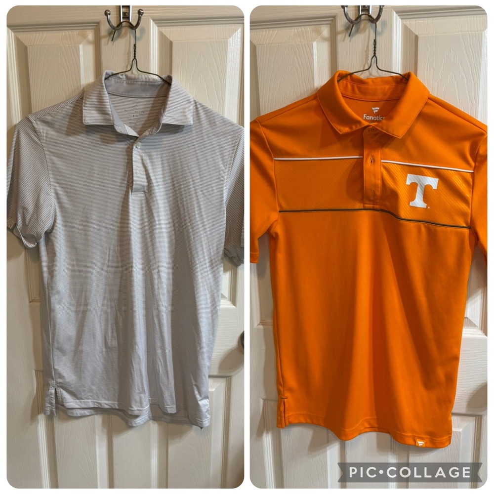 Fanatics Tenn Vols and Light Gray/Beige Polos